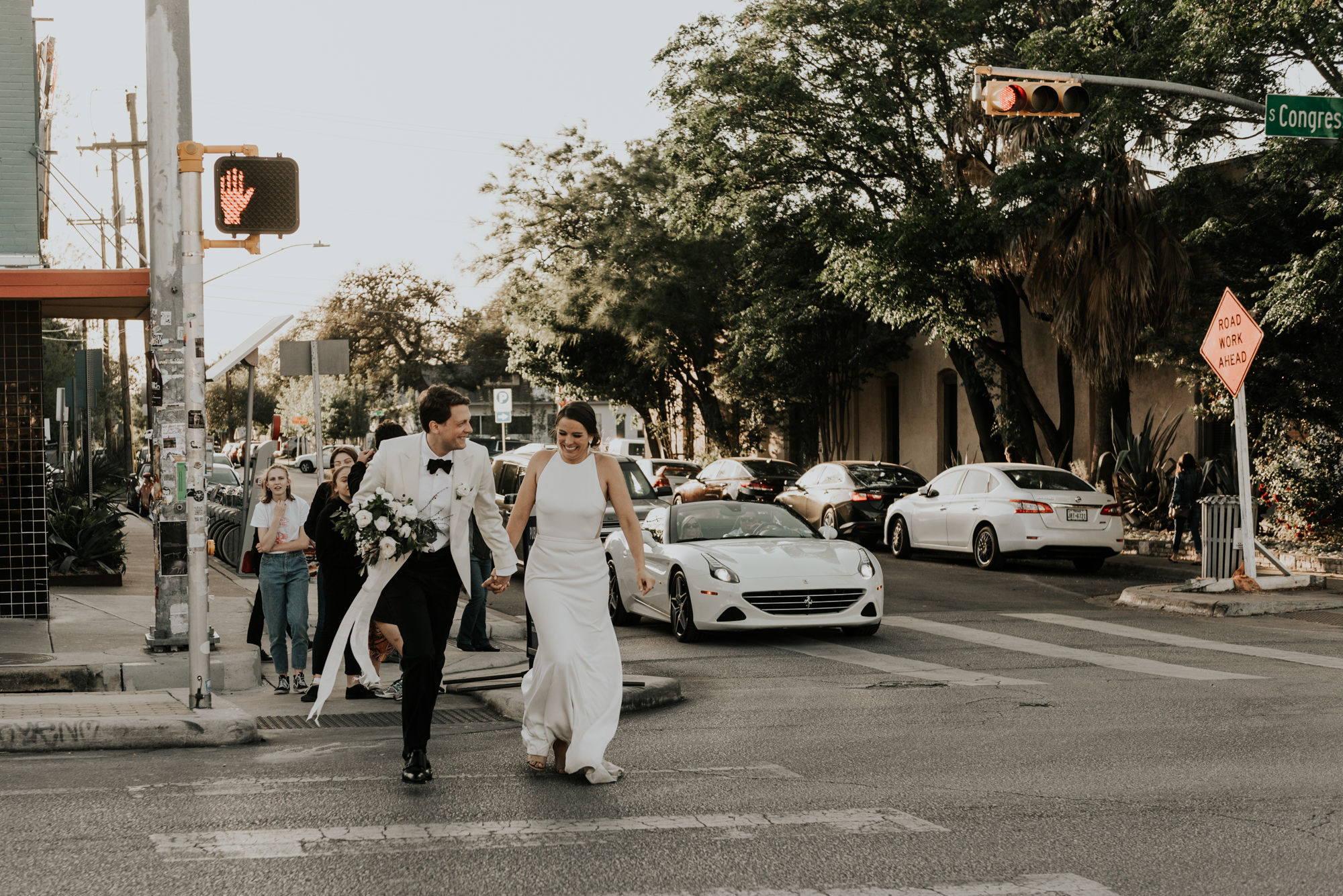 Intimate Wedding Bride and Groom Portraits Austin Texas