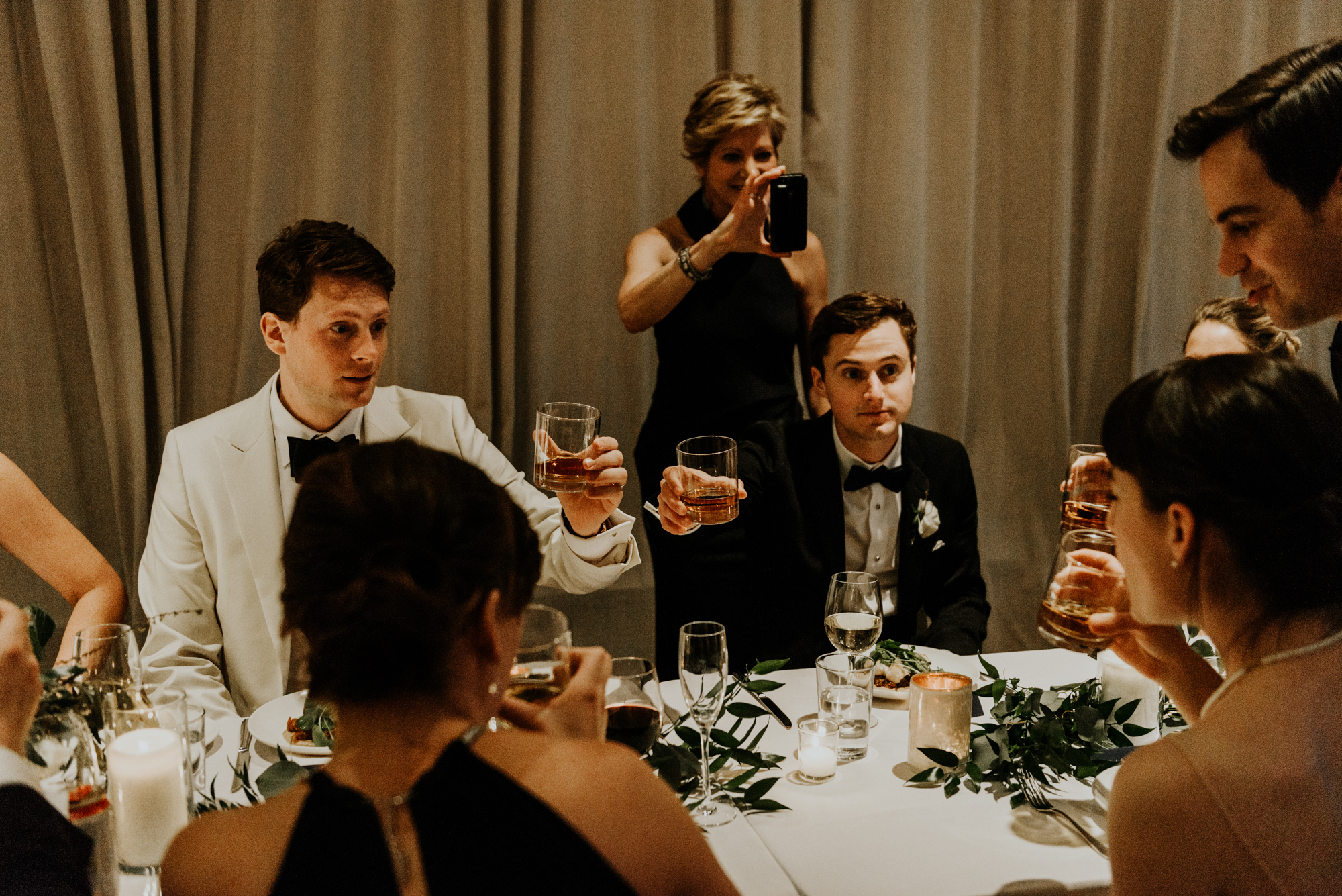 South Congress Hotel Intimate Wedding Reception Photos Austin, Texas