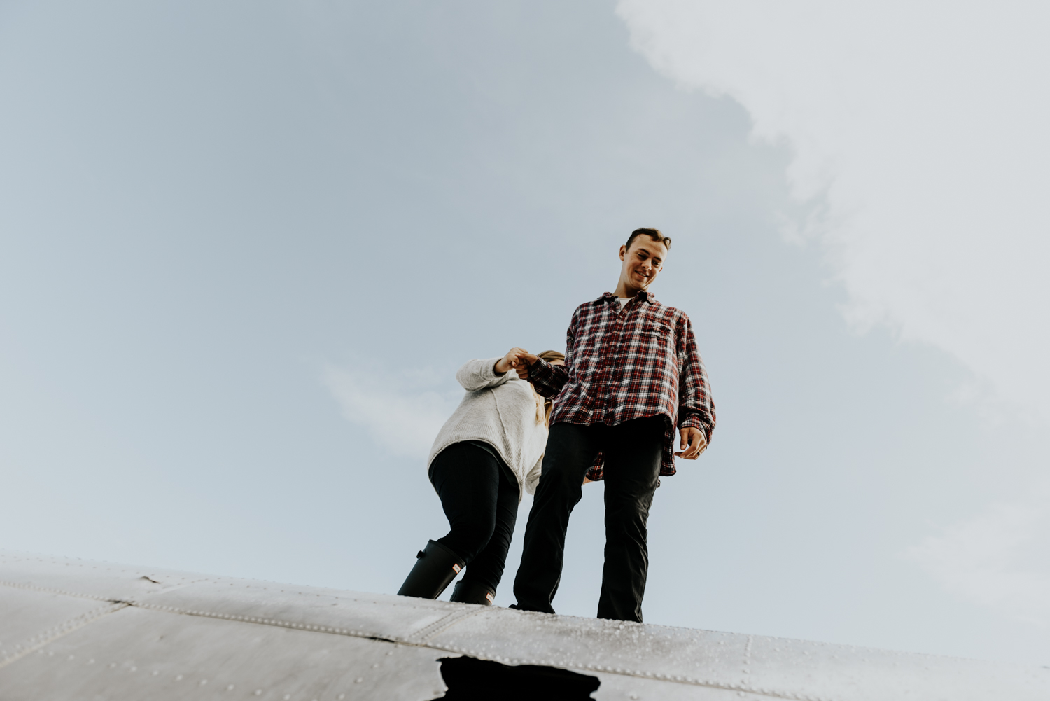 Adventure Couples Photos in Sólheimasandur , Iconic Plane Crash in Iceland