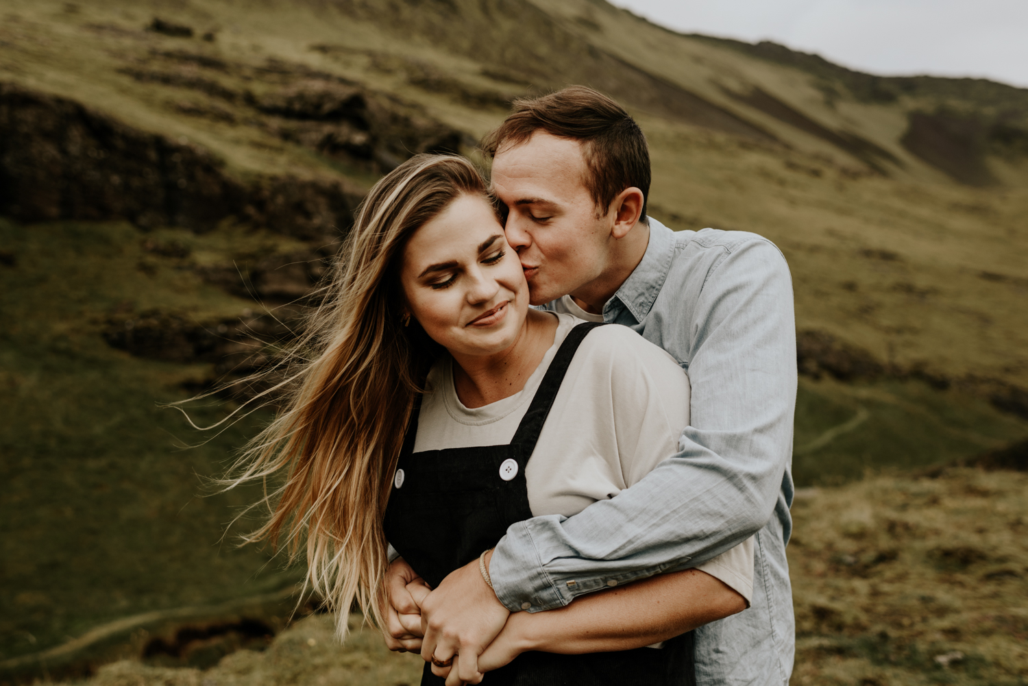 Seljalandsfoss Falls After Wedding Photo Session in Iceland