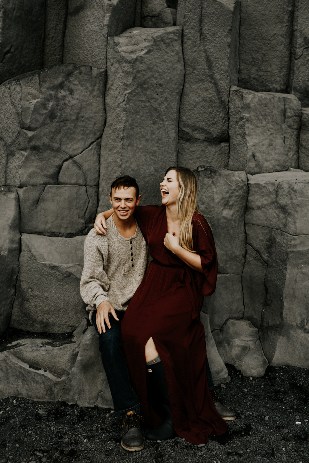 Vik, Romantic Anniversary Ideas and Adventure Photo session in Iceland