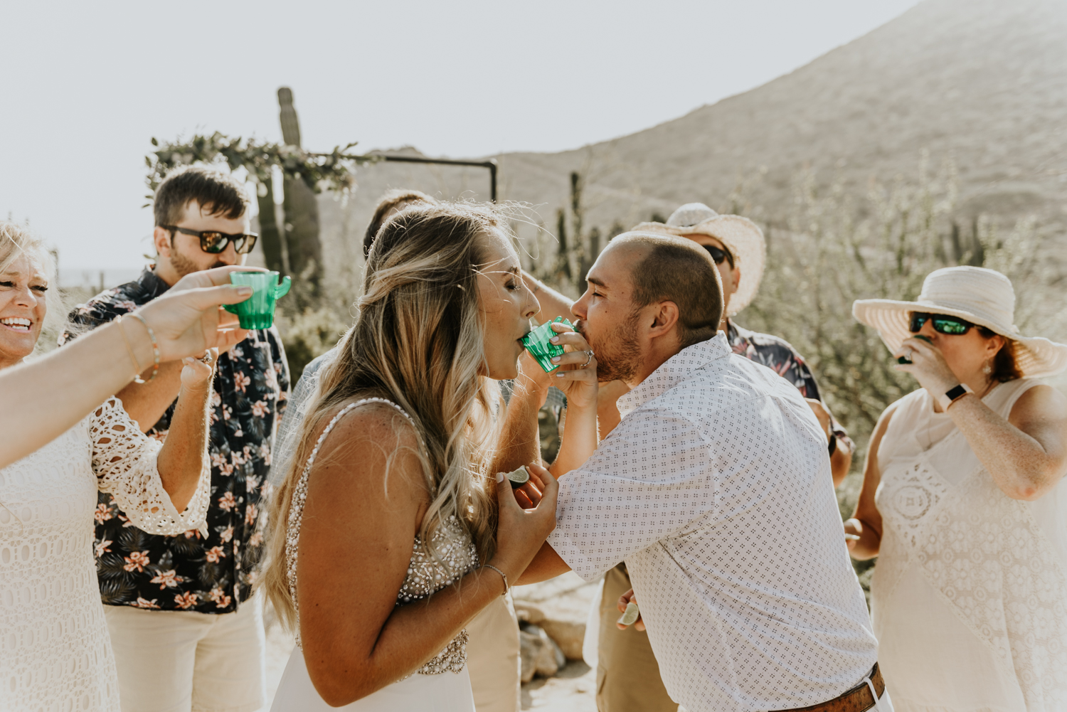 Intimate Wedding Ceremony Toast photos in Todos Santos, Baja California Sur, Mexico