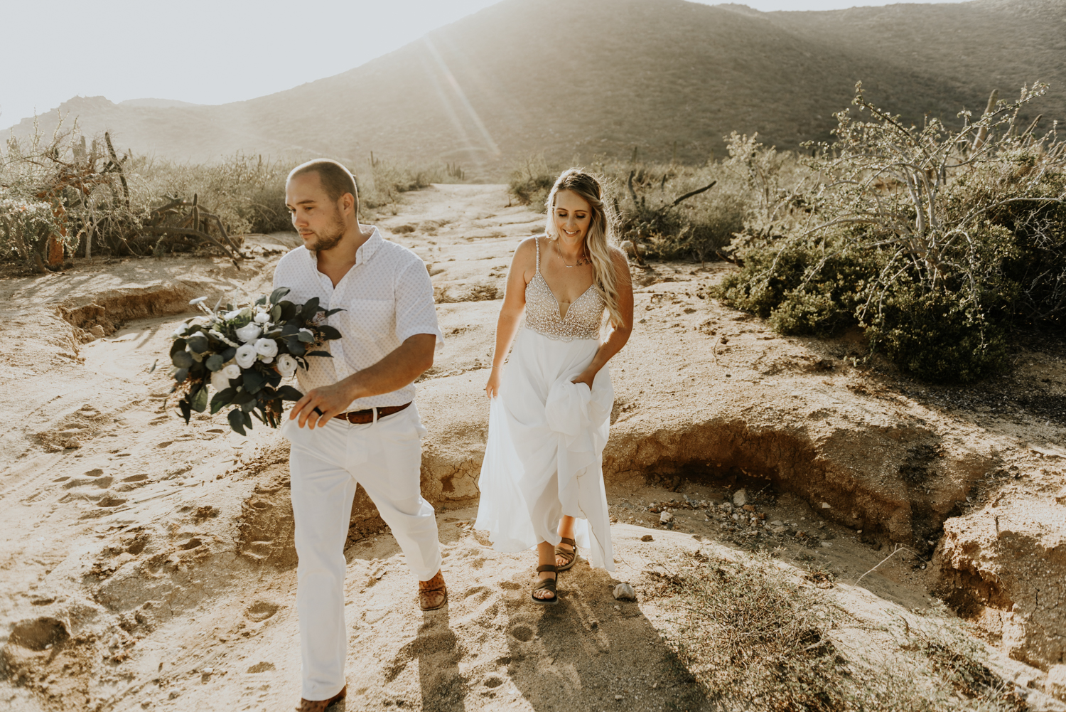 Elopement photos in Todos Santos, Baja California Sur, Mexico
