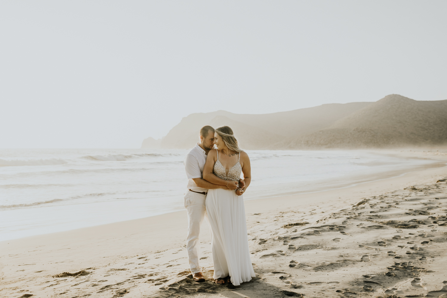 Wedding Portraits in Todos Santos beach Baja California, Elopement