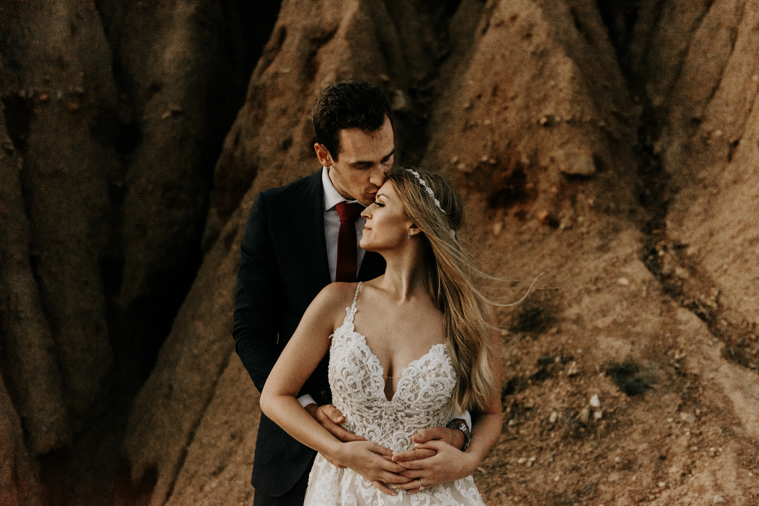 Surprise Intimate Destination Wedding at El Matador Beach in Malibu, California