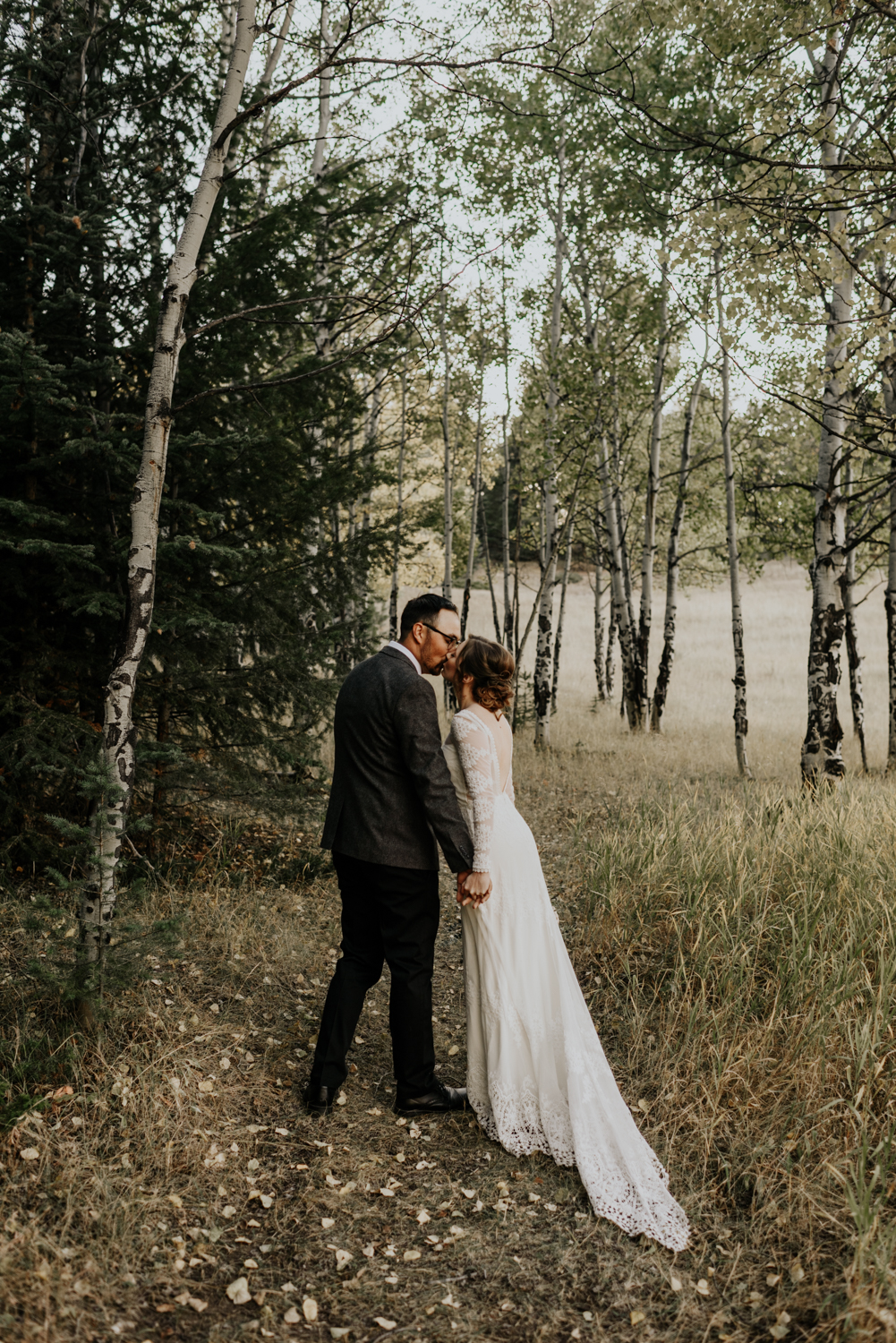 Intimate Mountain Wedding Photographer in Meadow Creek, Pine Colorado