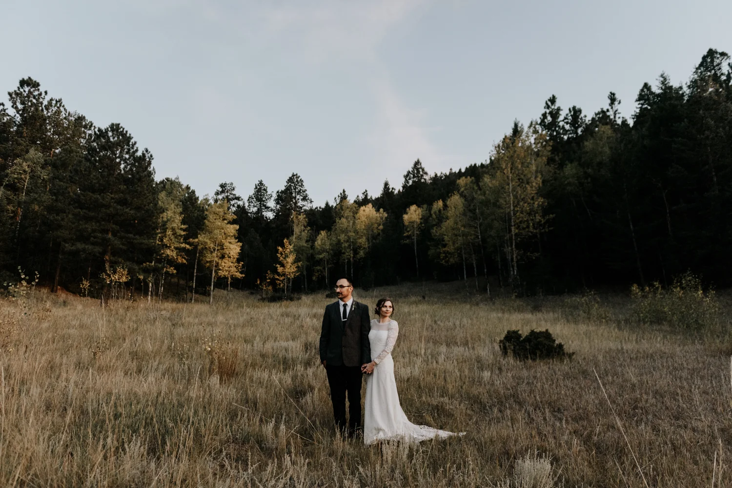 Intimate Mountain Wedding Photographer, Meadow Creek, Pine Colorado