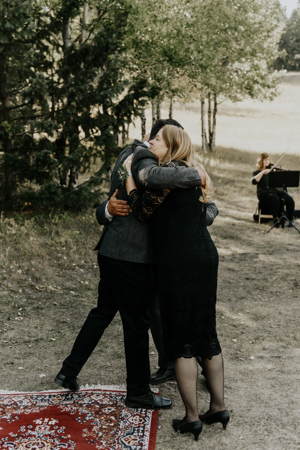 Intimate Mountain Wedding Ceremony Moments Photos in Meadow Creek, Pine Colorado