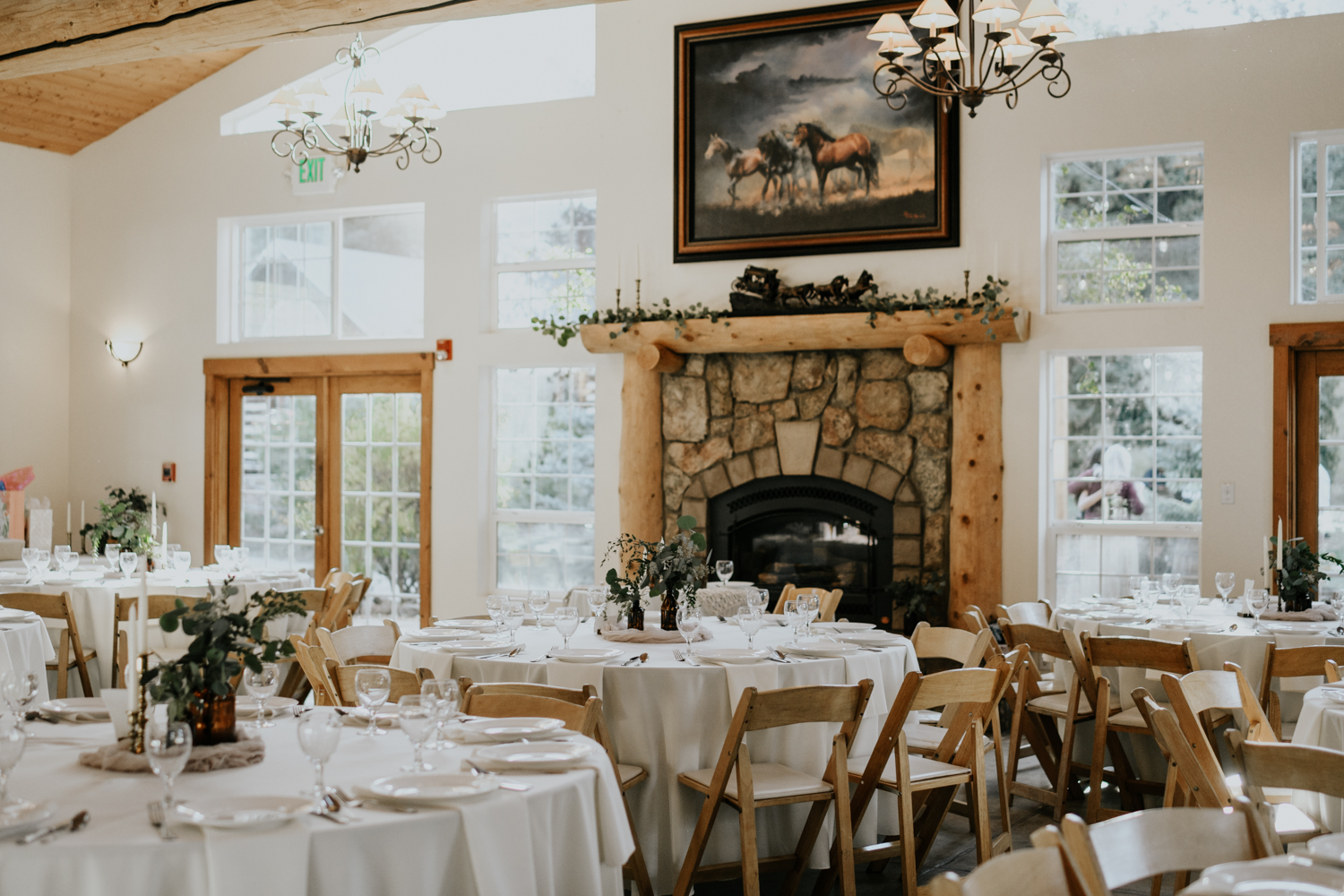 Intimate Mountain Wedding Decor Photos, Meadow Creek, Pine Colorado
