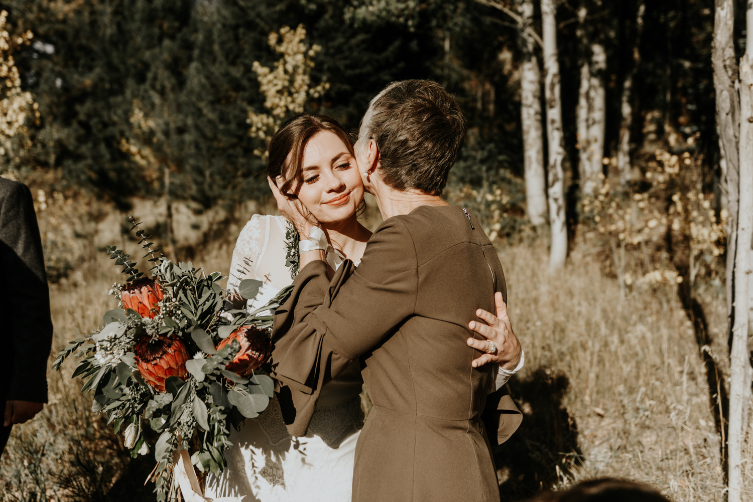 Intimate Mountain Wedding Photos in Meadow Creek, Pine Colorado