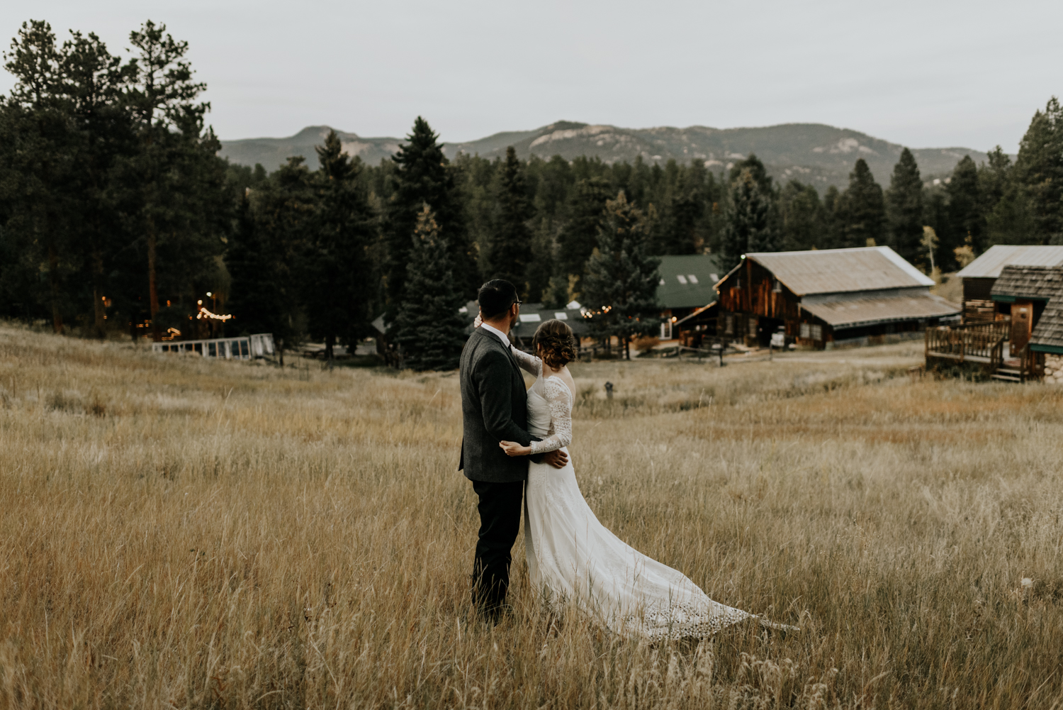 Intimate Mountain Wedding Photographer, Meadow Creek, Pine Colorado