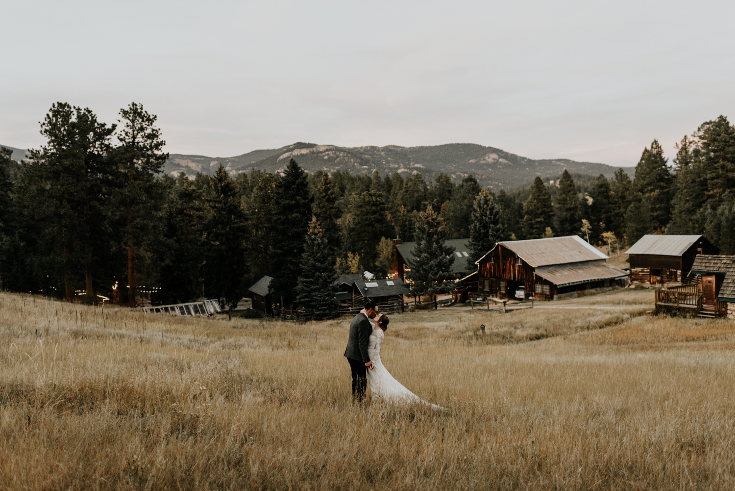 Intimate Mountain Wedding Photographer, Meadow Creek, Pine Colorado