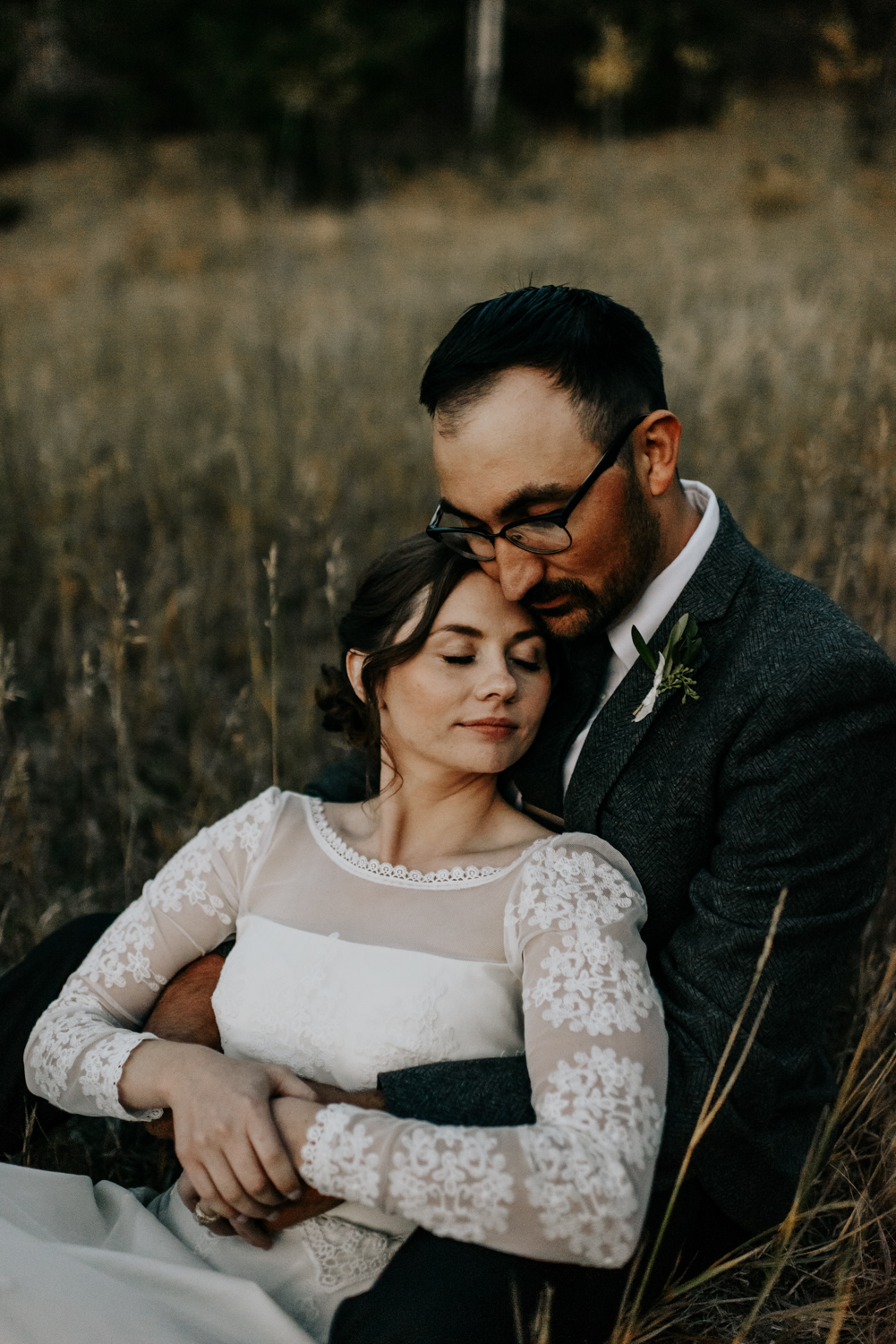 Intimate Mountain Wedding Photographer, Meadow Creek, Pine Colorado