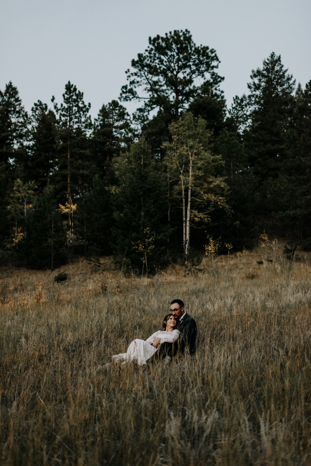 Intimate Mountain Wedding Photographer, Meadow Creek, Pine Colorado