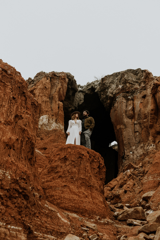 Desert Adventure Elopement Photographer in Palo Duro Canyon, Texas