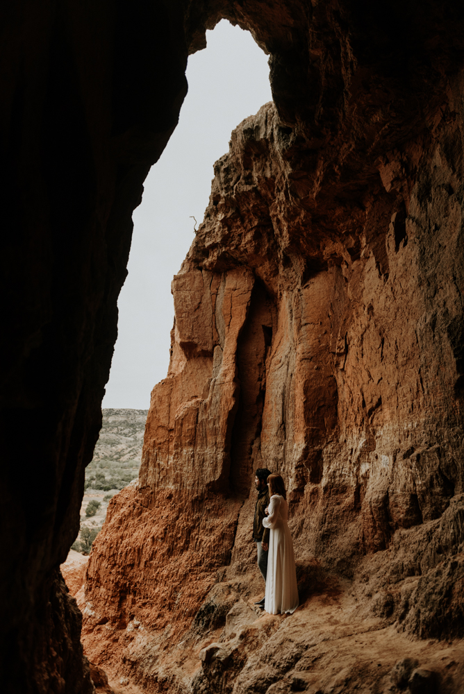 Desert Adventure Elopement Photographer in Palo Duro Canyon, Texas