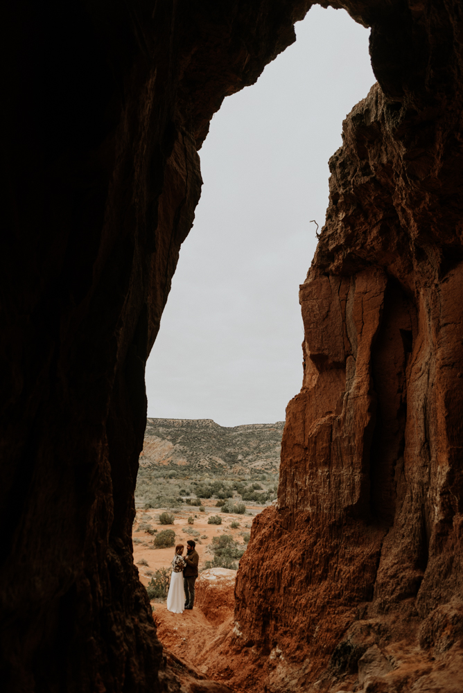 Desert Adventure Elopement Photographer in Palo Duro Canyon, Texas