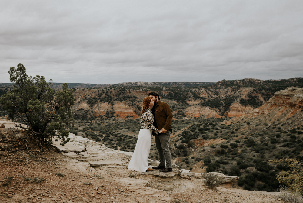 Desert Adventure Elopement Photographer in Palo Duro Canyon, Texas