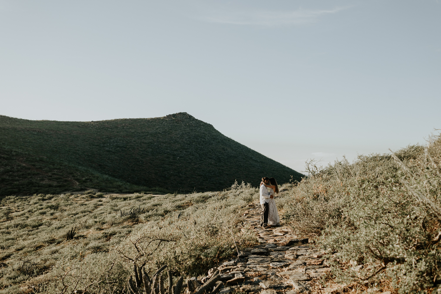 Couples Anniversary Adventure Session on the Baja California Sur Coast in Mexico 