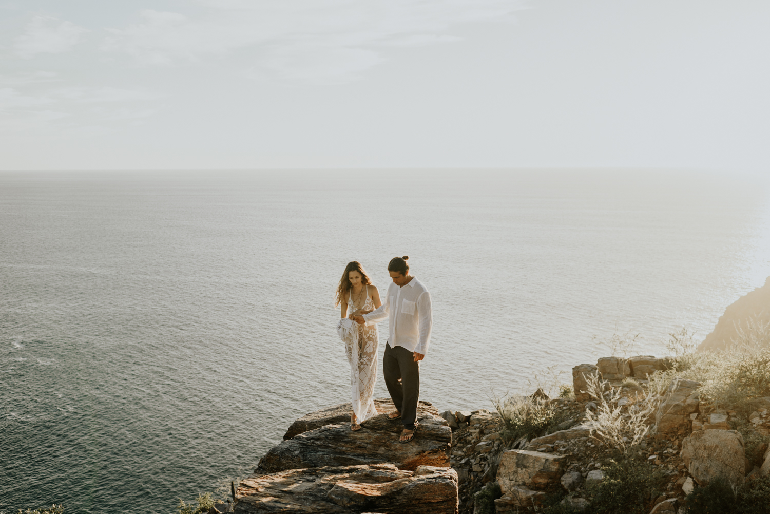 Couples Anniversary Adventure Session on the Baja California Sur Coast in Mexico 