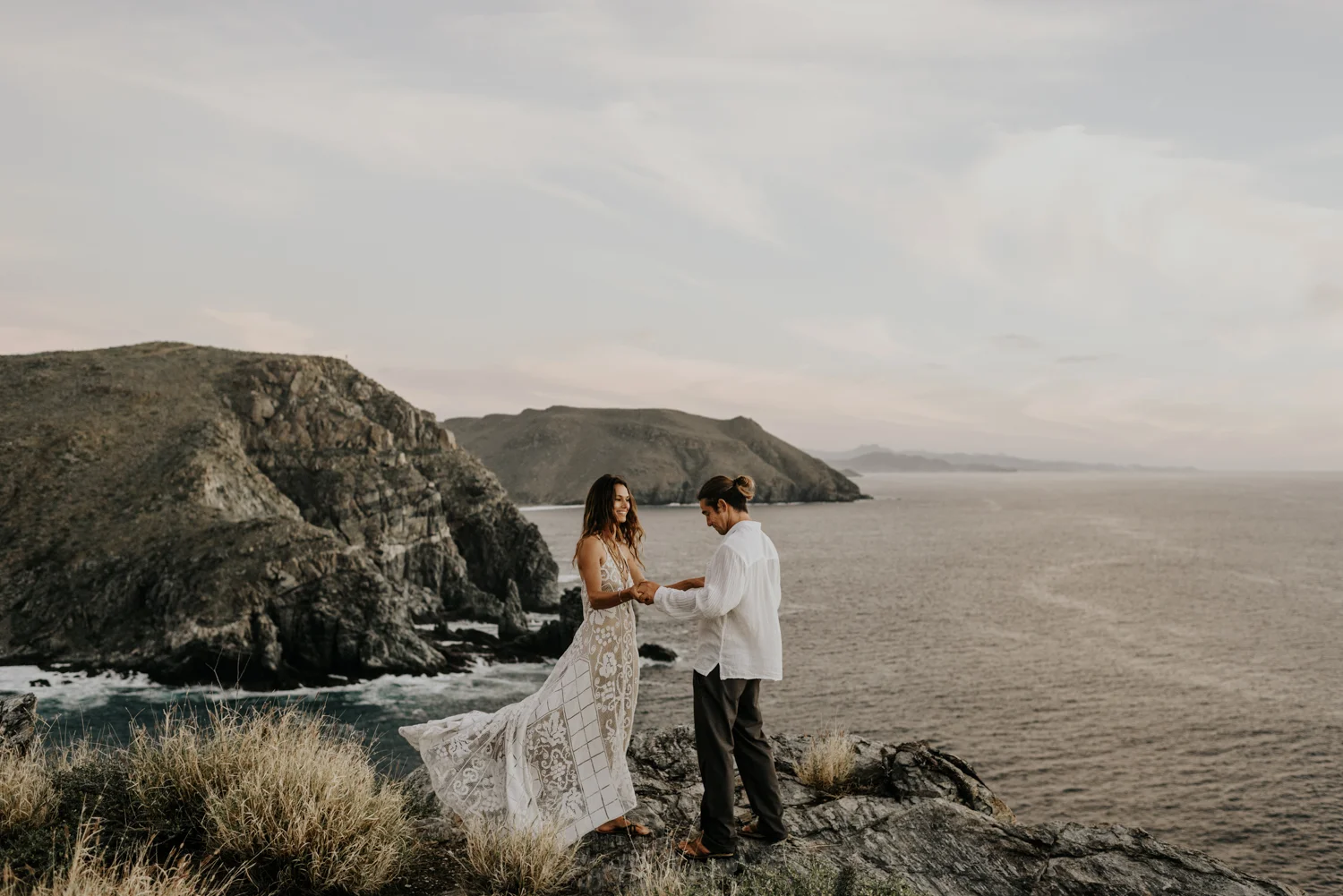 Couples Anniversary Adventure Session on the Baja California Sur Coast in Mexico