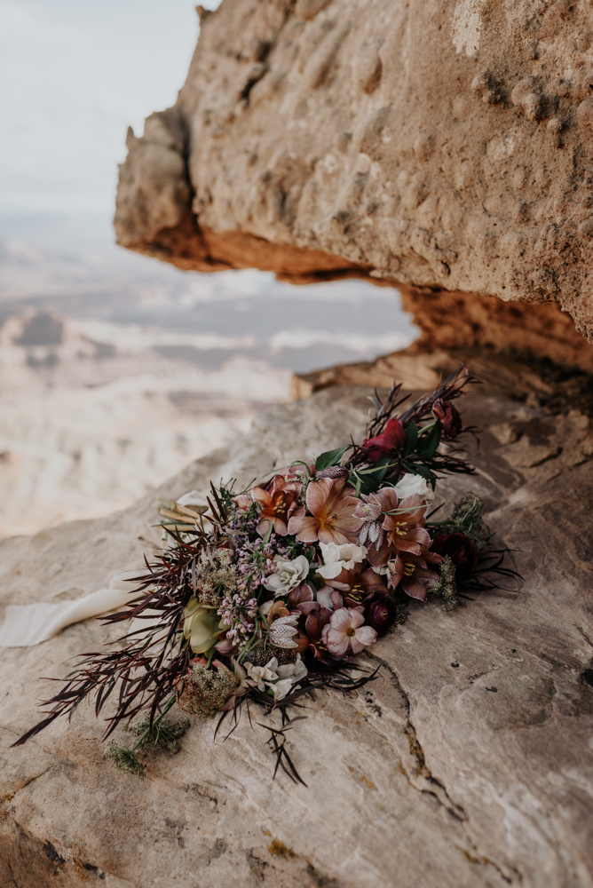 Dead Horse Point Elopement Wedding Bouquet