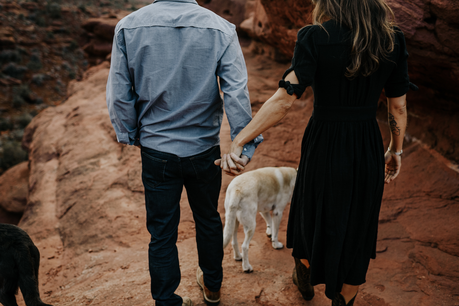 Couple and their Dogs Pictures in Moab, Utah