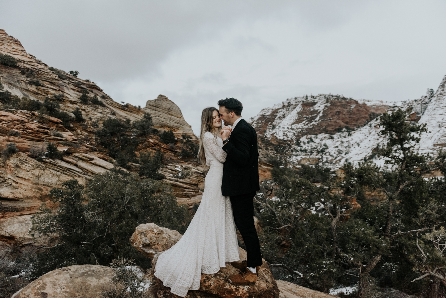 Zion National Park Locations Photography Session Adventurous Couples