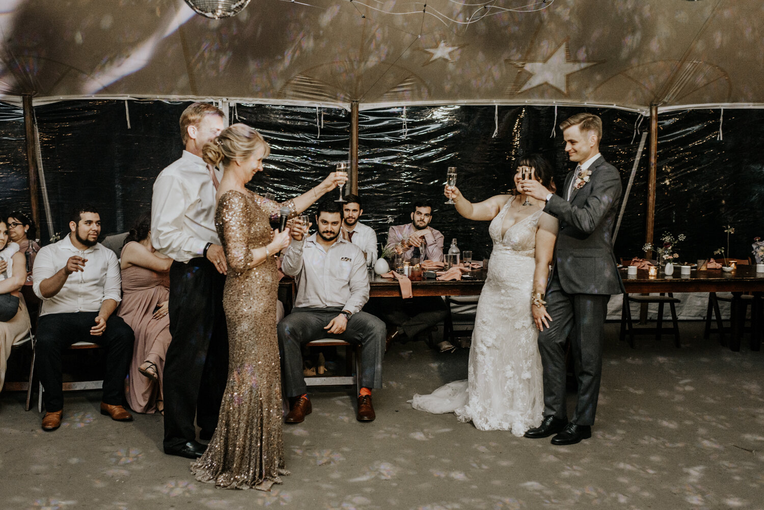 Intimate Wedding Reception Photos in Austin, Texas