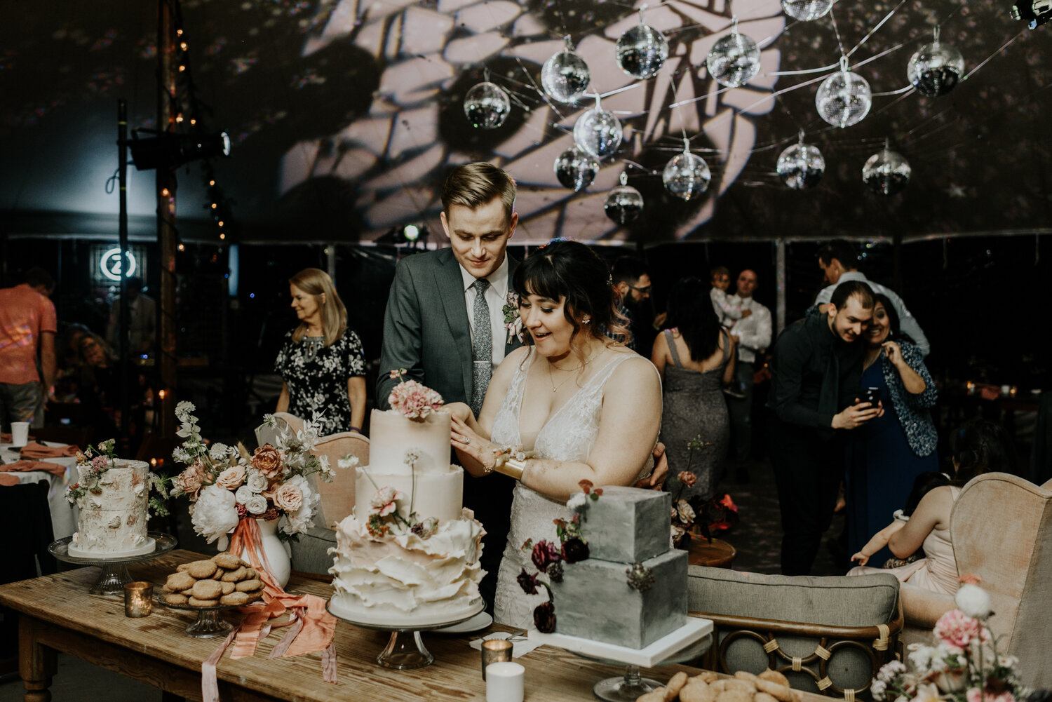 Cake Cutting Wedding Reception Traditions in Austin, Texas
