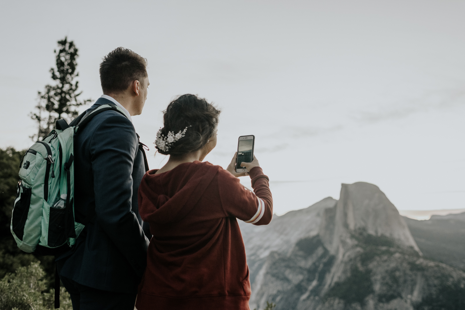 Yosemite National Park Half Dome Elopement 