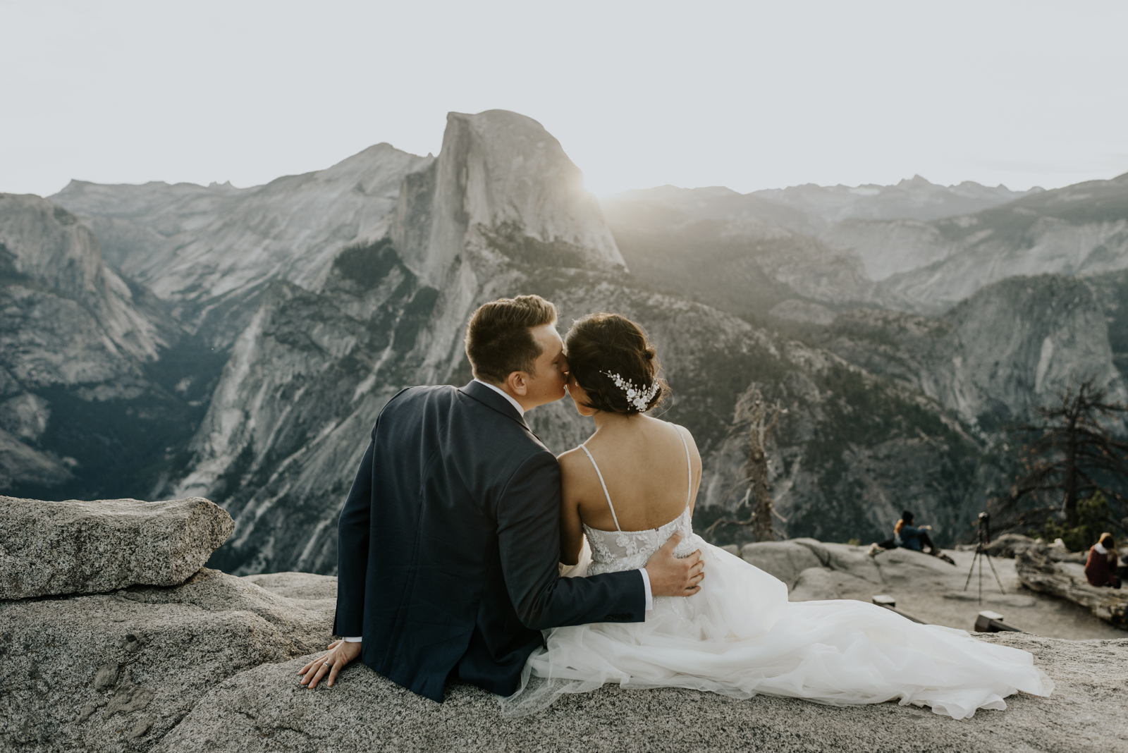 Half Dome Adventure Elopement in Yosemite National Park Photos