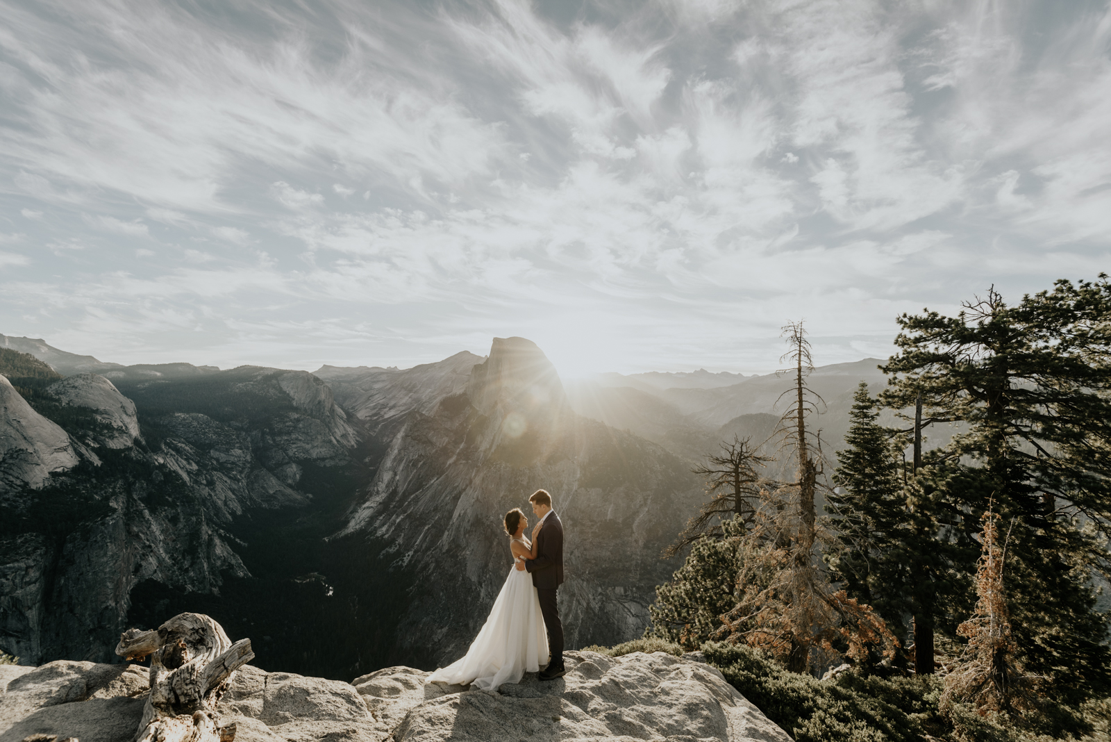 Half Dome Adventure Elopement Portraits