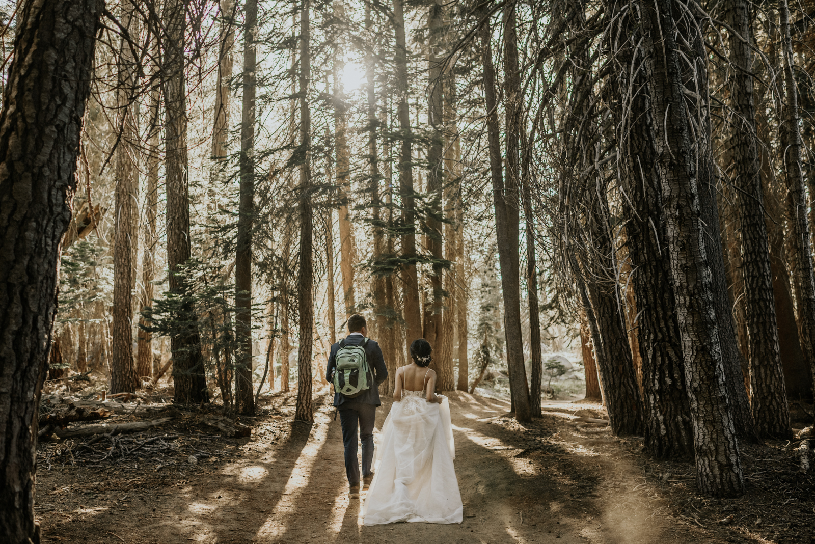 Hiking Elopement Yosemite in National Park