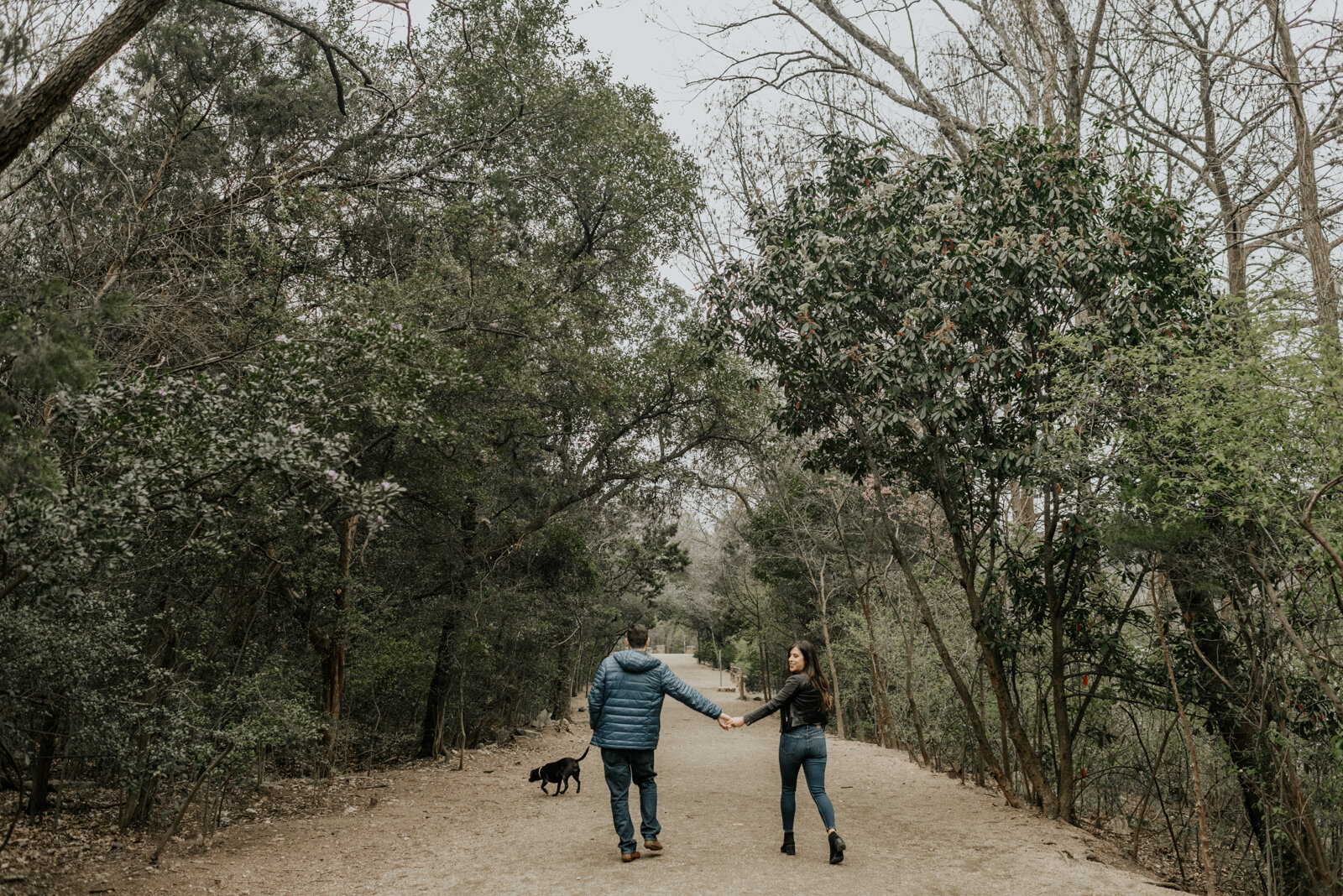 Red Bud Isle in Austin, Texas Engagement Photography