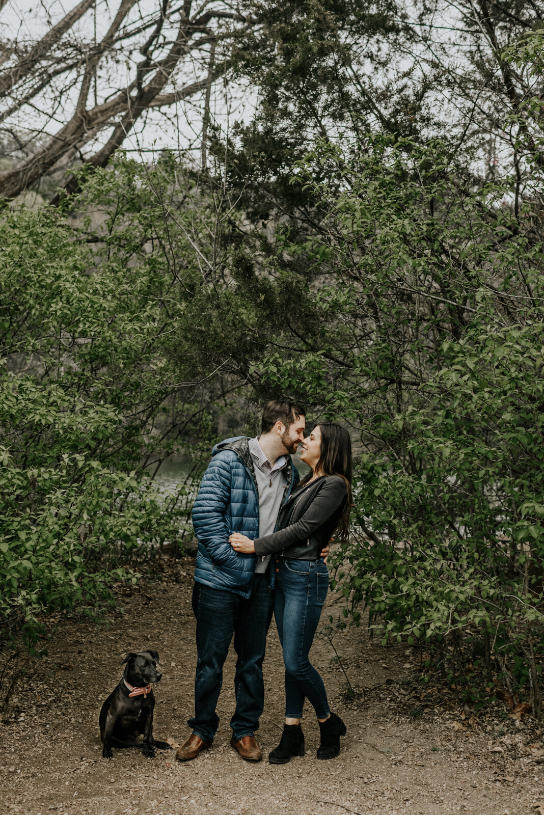 Red Bud Isle in Austin, Texas Engagement Photography