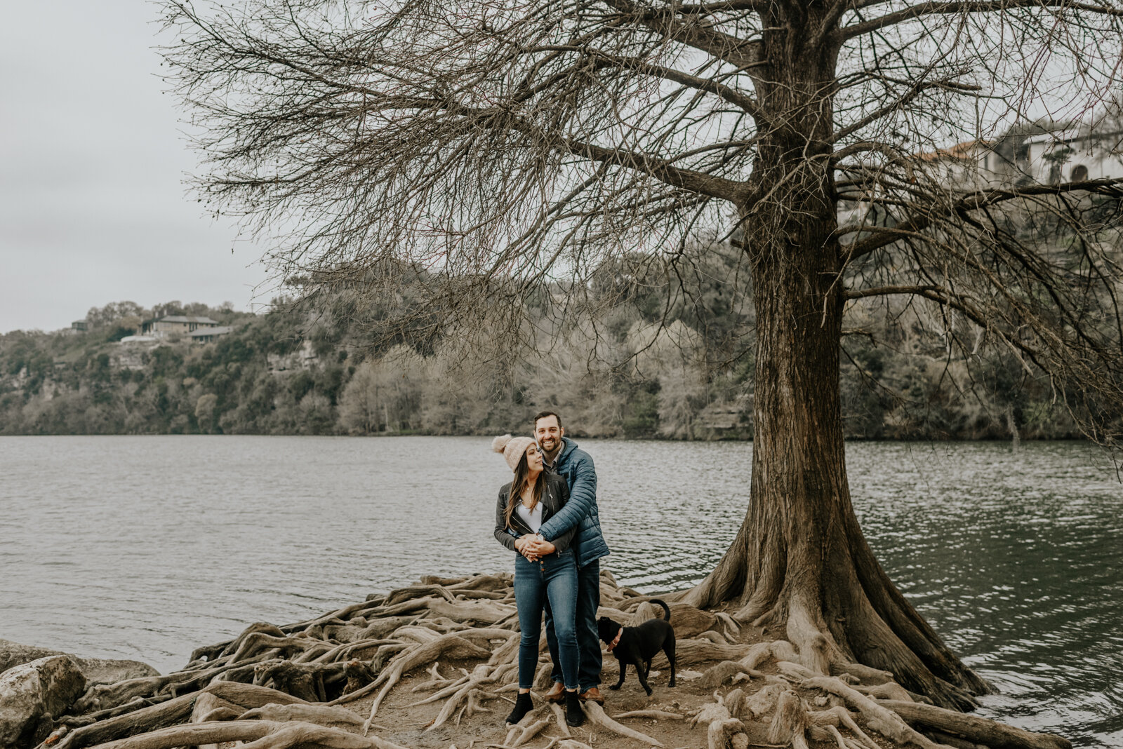 Red Bud Isle in Austin, Texas Engagement Photographer