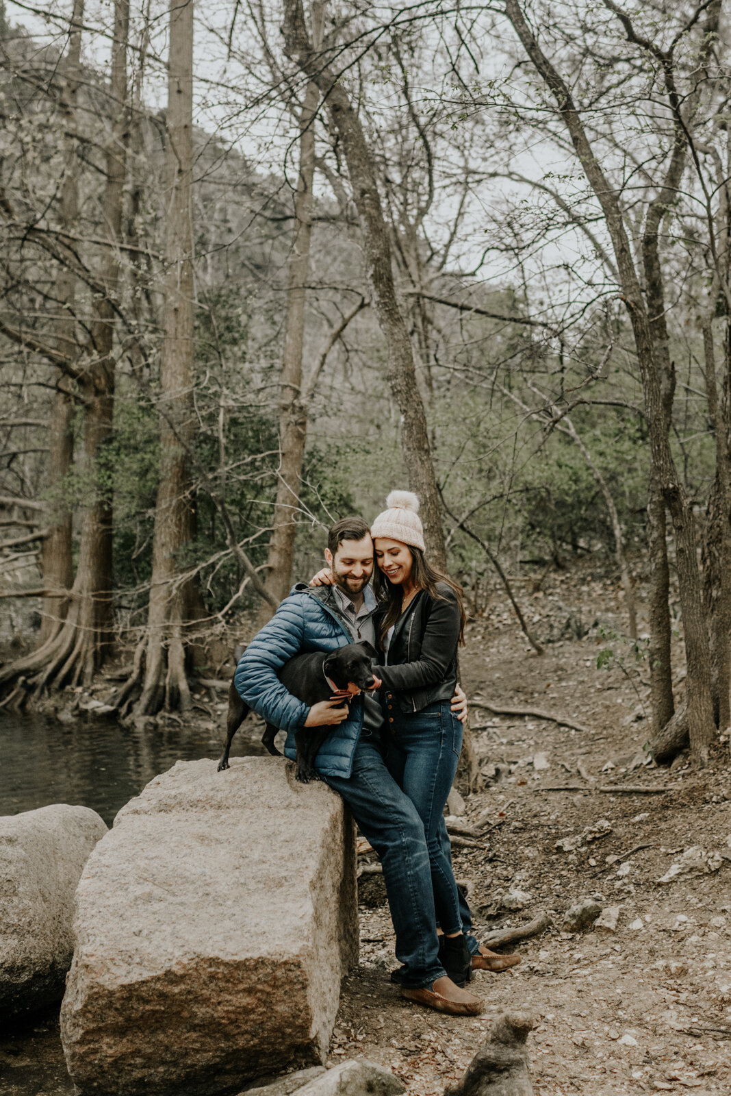 Red Bud Isle in Austin, Texas Engagement Session