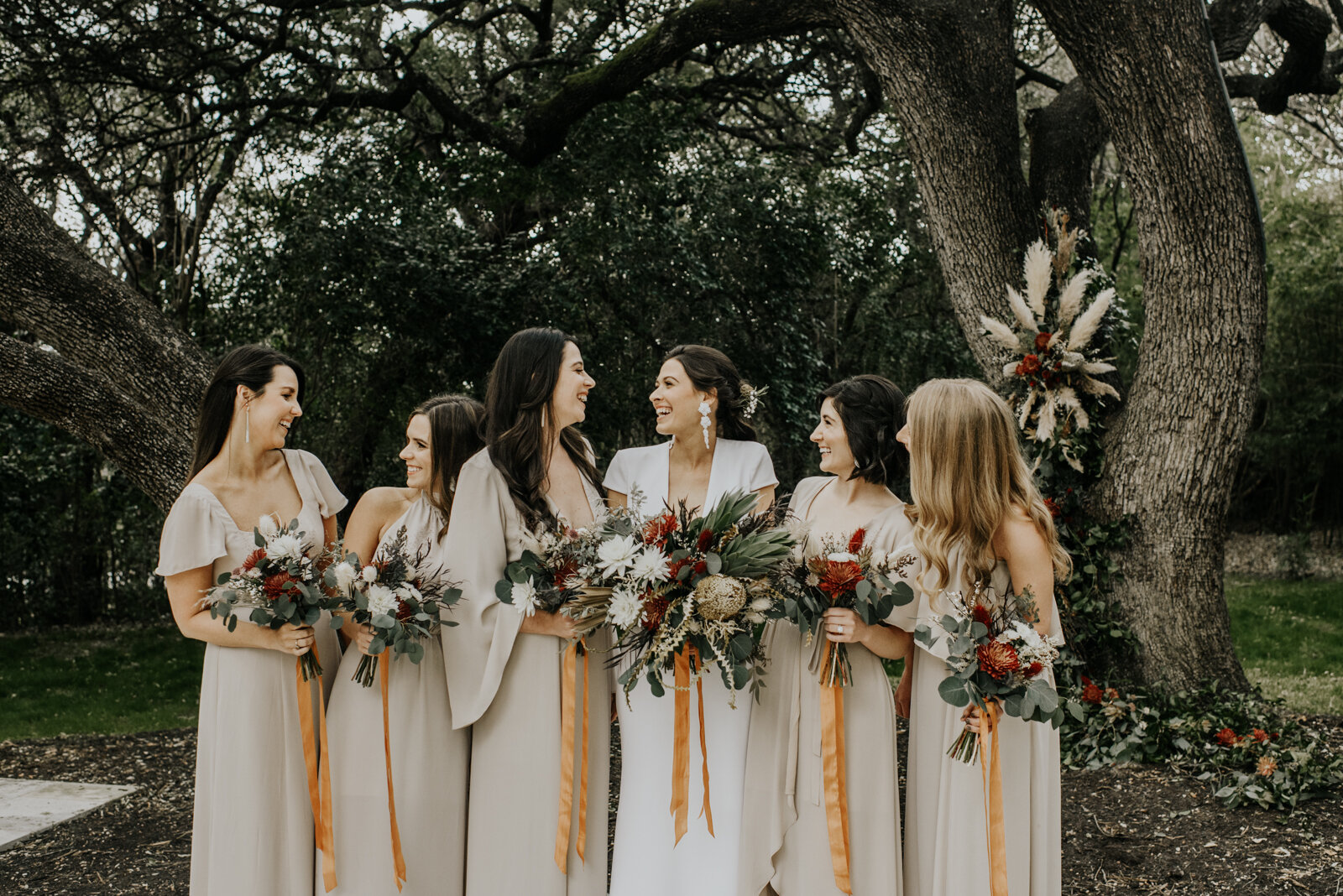 Austin, Texas Mercury Hall Wedding, Bridesmaid Photos