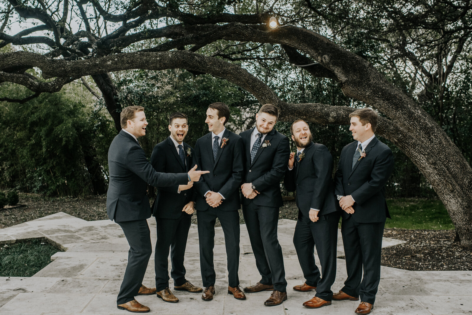 Austin, Texas Mercury Hall Wedding, Groomsmen Photos