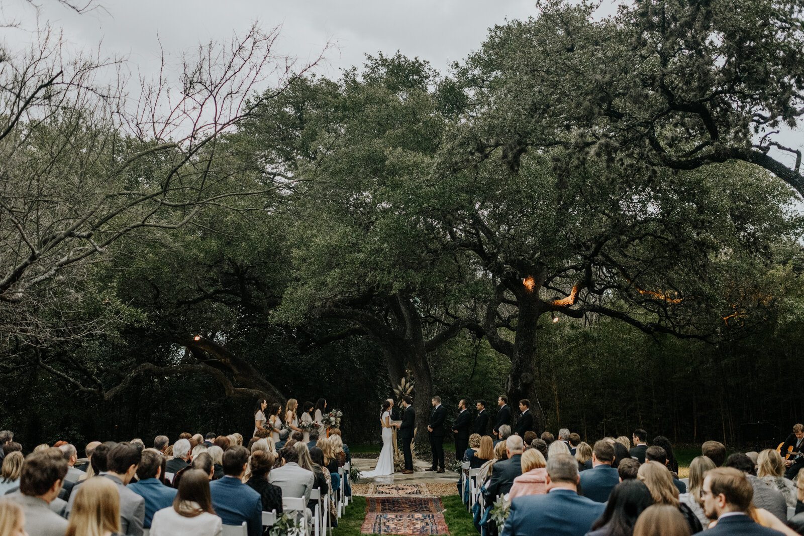 Austin, Texas Mercury Hall Outdoor Wedding Ceremony