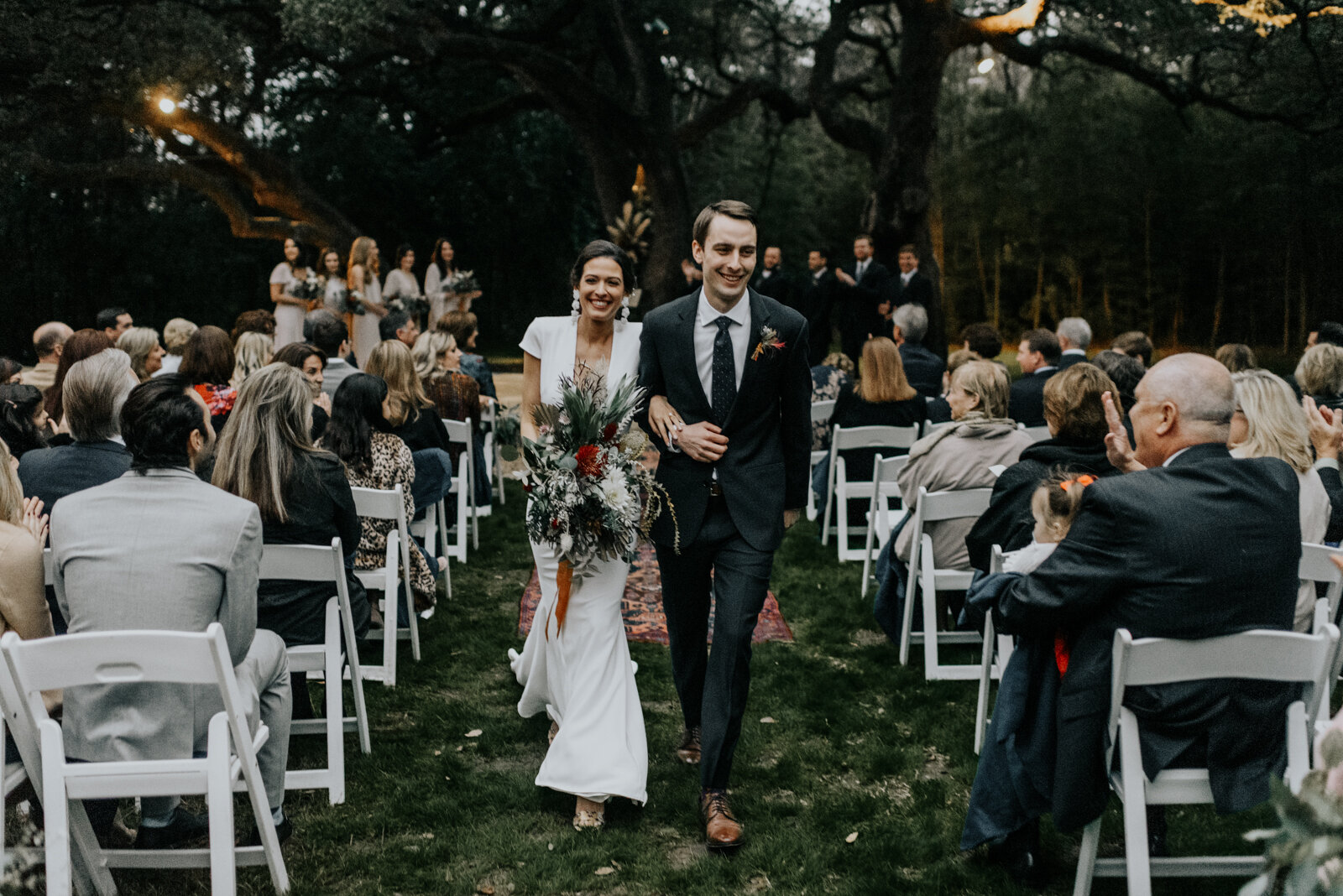 Austin, Texas Mercury Hall Bride Groom First Kiss