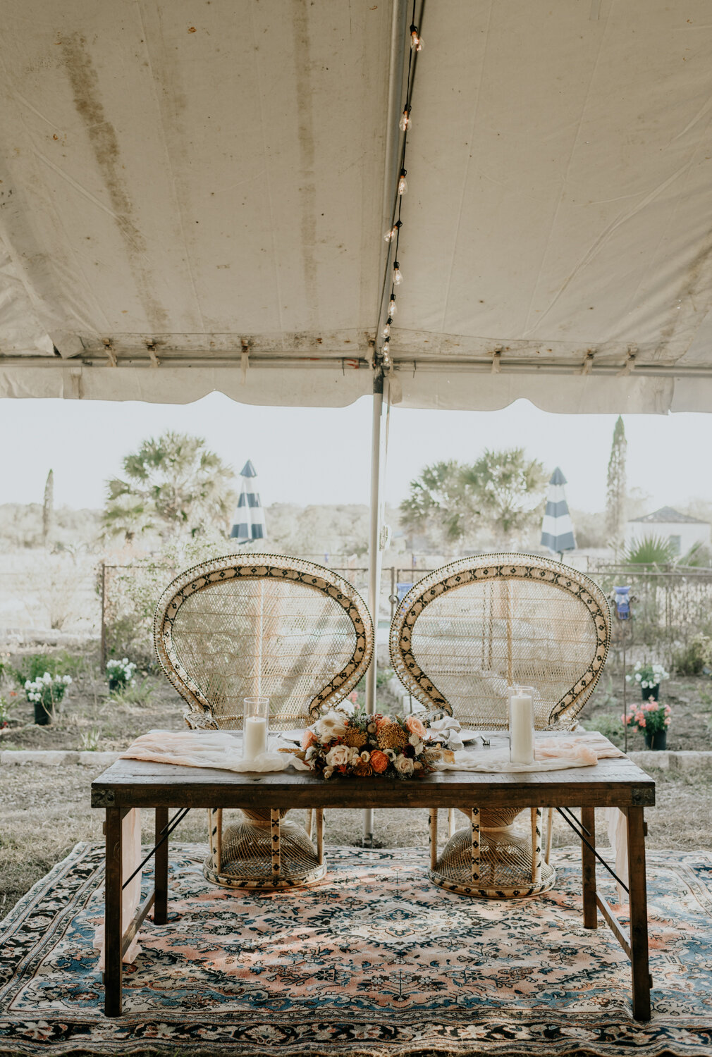 Austin, Texas Small Intimate Wedding Reception with Boho decor