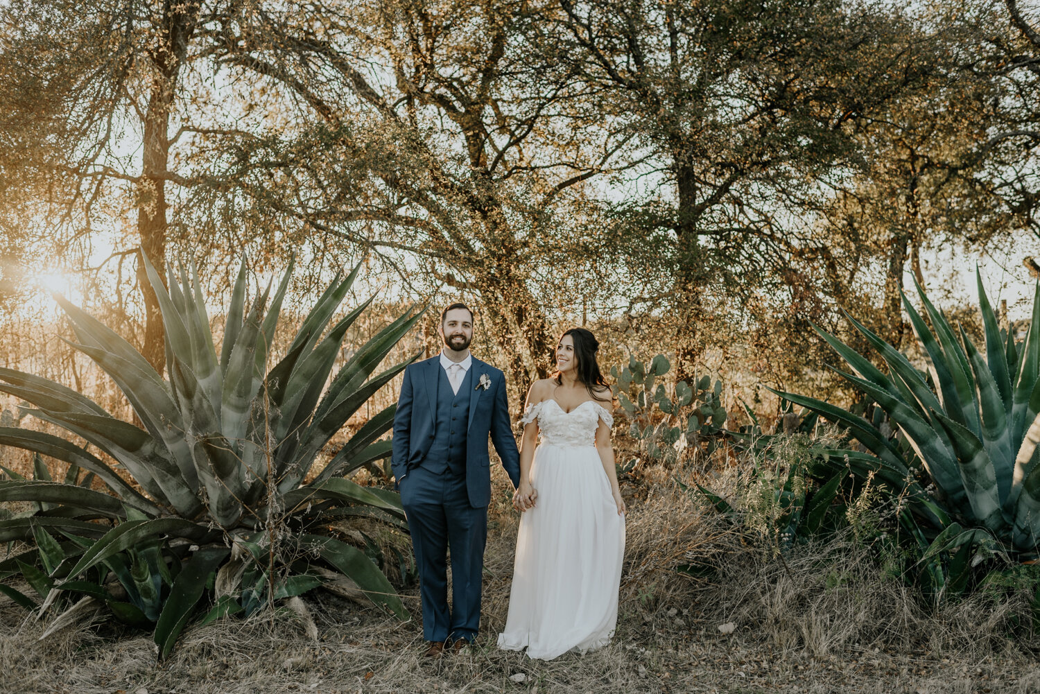 Austin TX Sunset Elopement Photography