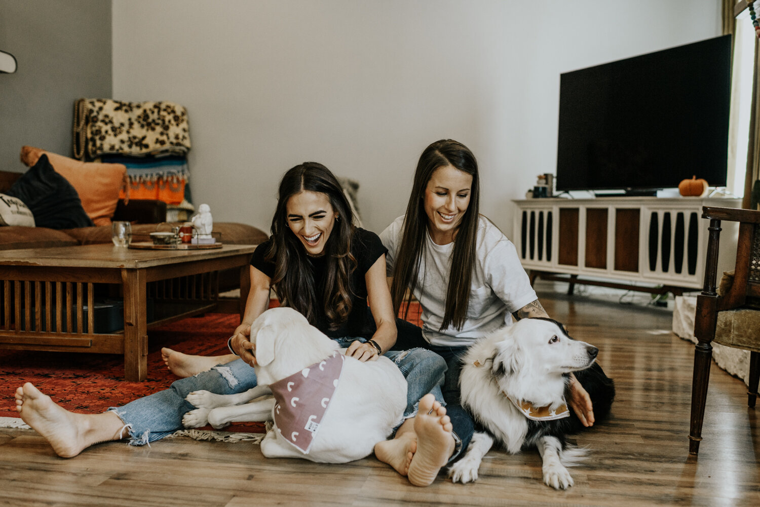 Austin, Texas In-home Engagement Photography