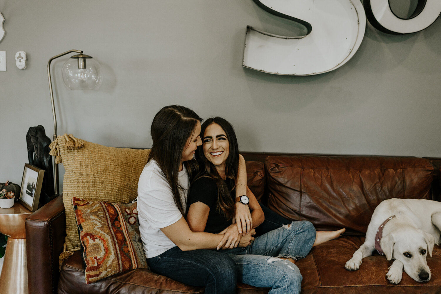 Austin, Texas In-Home Engagement Photos 