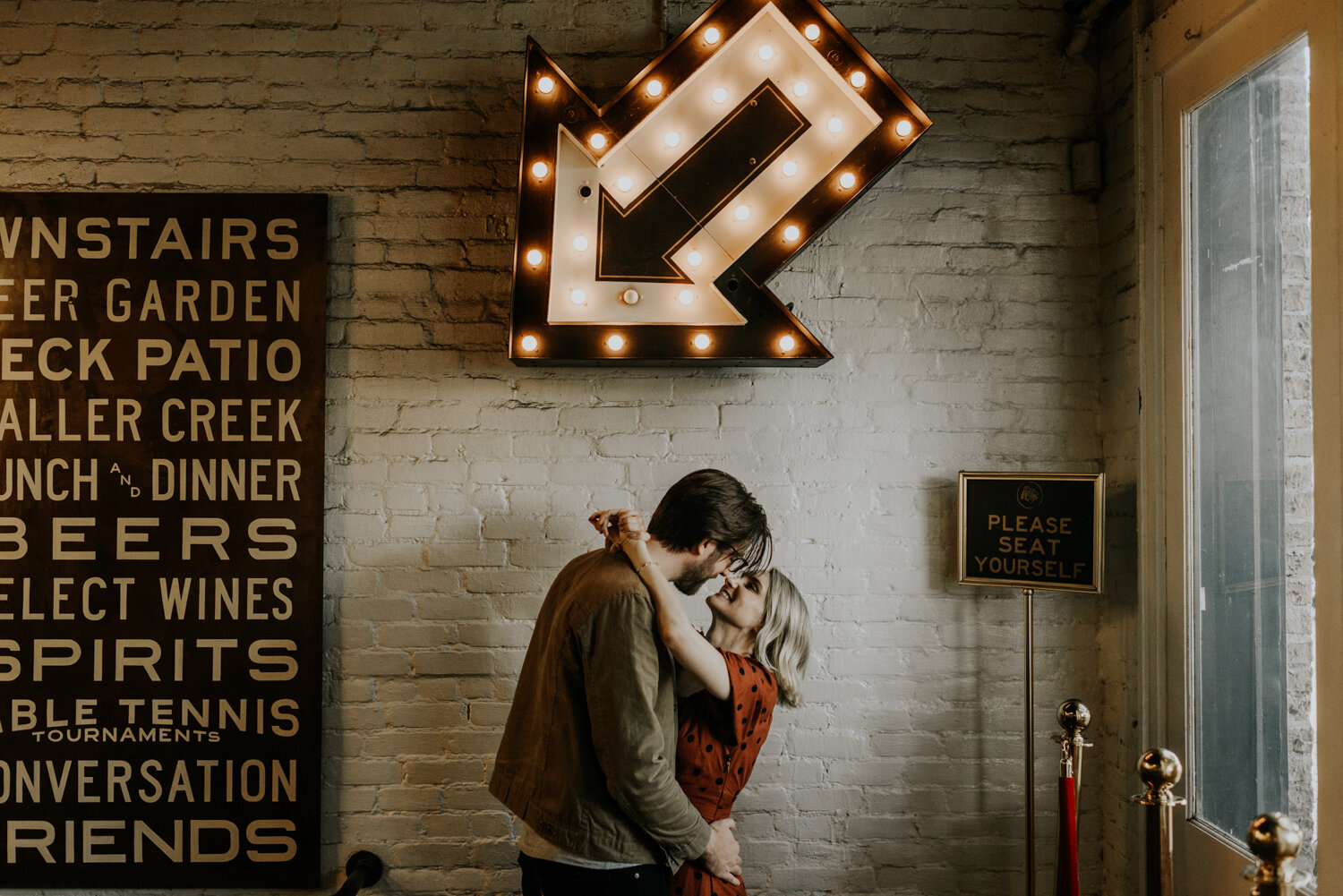 Easy Tiger in Austin, Texas Cute Engagement Photos