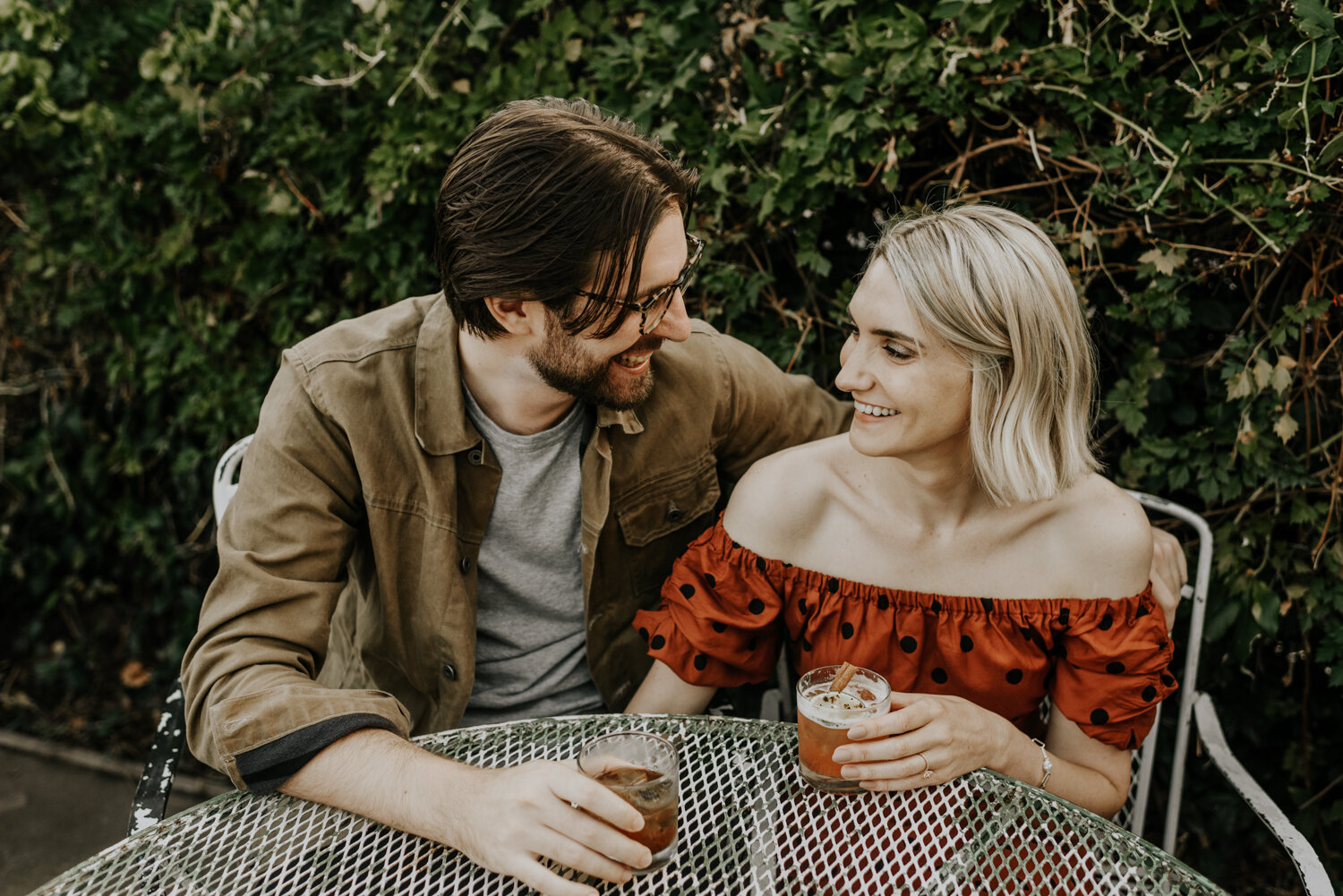 Whisler's Bar in Austin, Texas Engagement Photography
