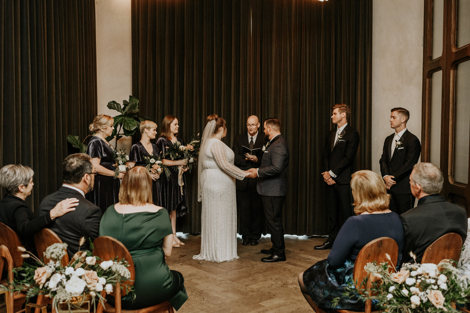 South Congress Hotel in Austin, Texas Small Wedding Ceremony