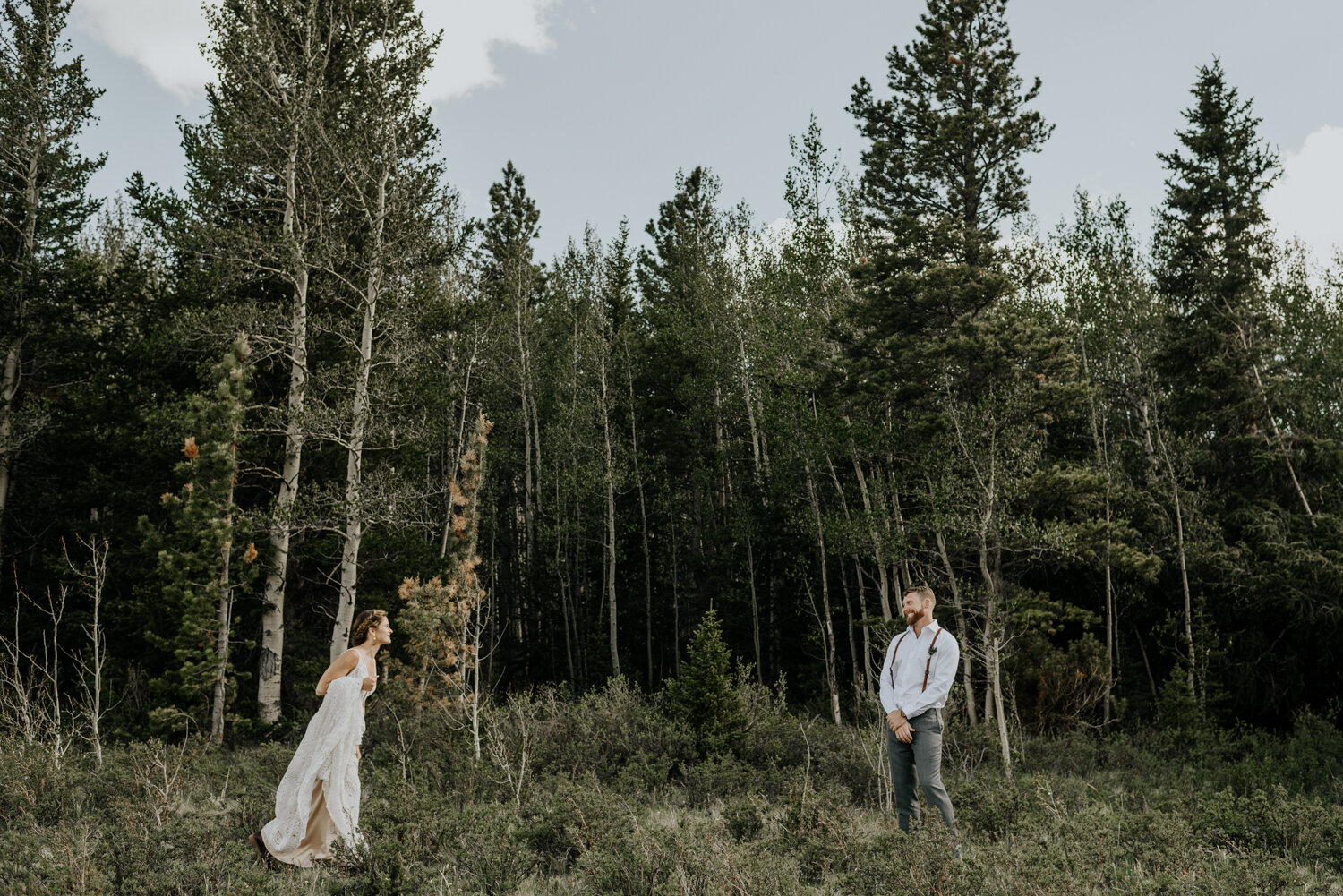 Breckenridge, CO Sweet Elopement First Look